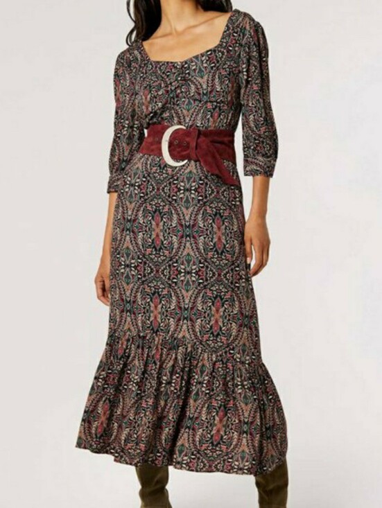 APRICOT Dresses & Skirts - Apricot Brand Colorful Paisley Maxi Dress